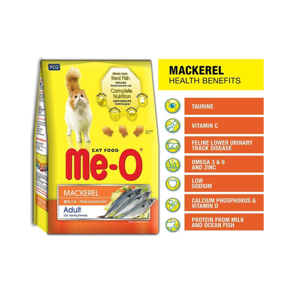 Me-o Mackerel Adult Cat Food Repack
