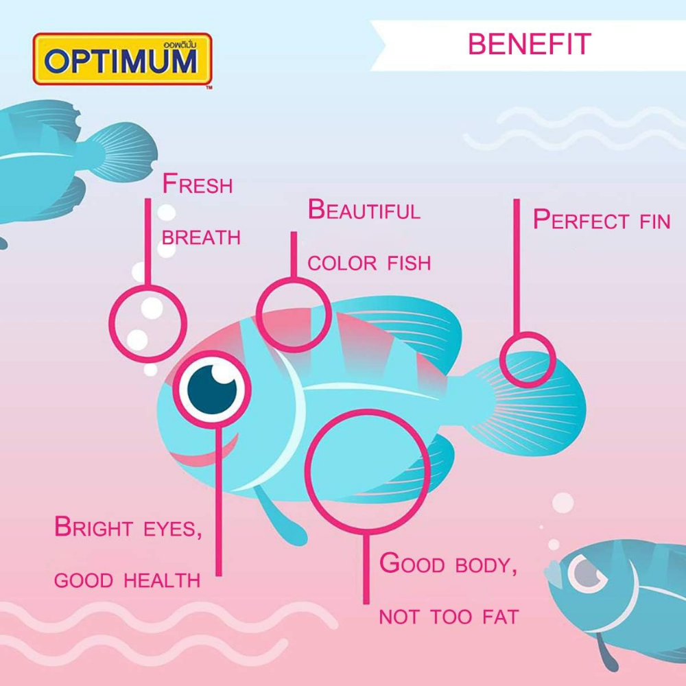 Optimum Highly Nutritious Fish Food (Small Pellet)