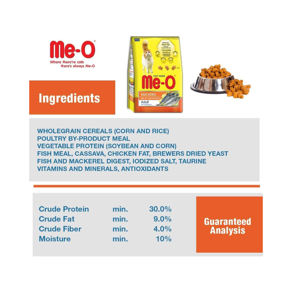 Me-o Mackerel Adult Cat Food Repack