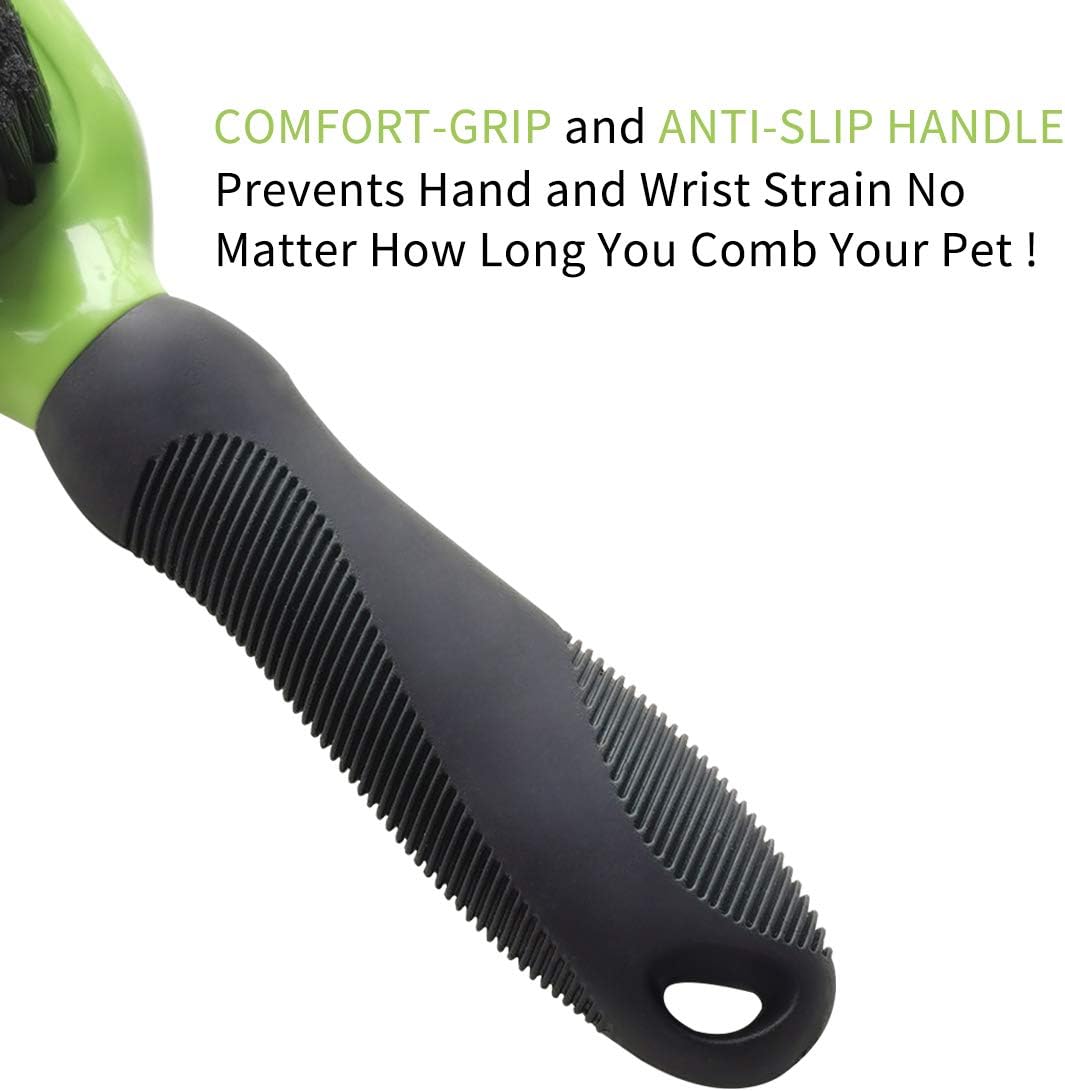 Kudi Double Side Pin&Bristle Brush