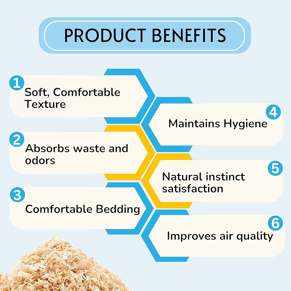 Quality Hamster wood shavings  1Kg