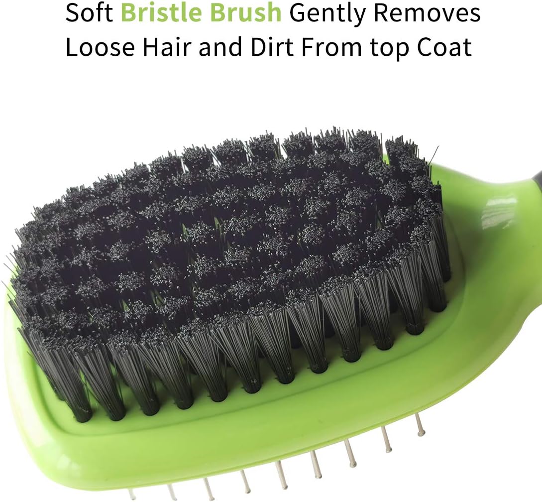 Kudi Double Side Pin&Bristle Brush