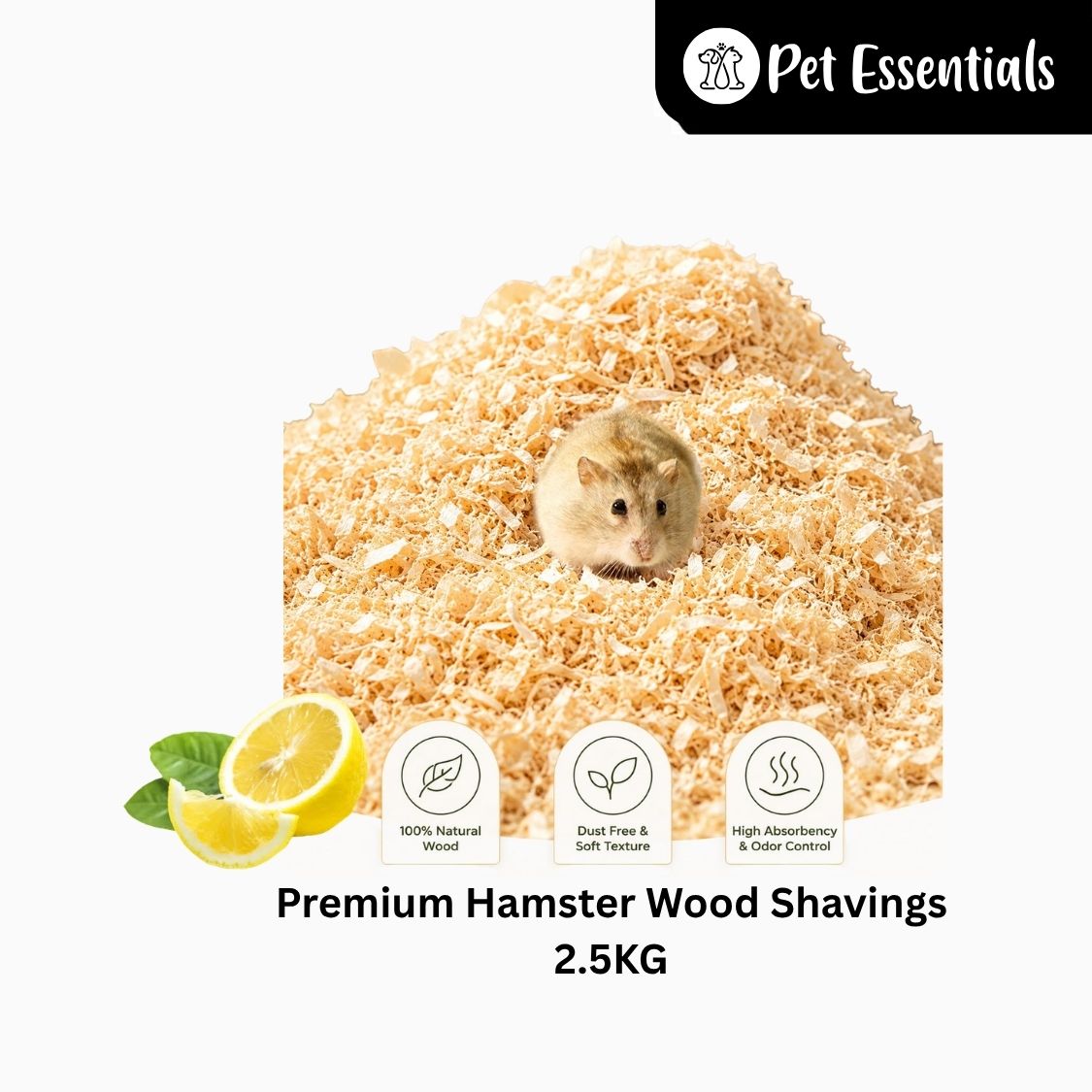 Premium Hamster Wood Shavings 2.5Kg