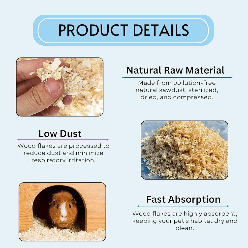 Quality Hamster wood shavings  1Kg