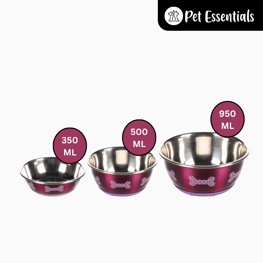 Flamingo Selecta Stainless Steel Printed Bowl Pink Made In Belgium