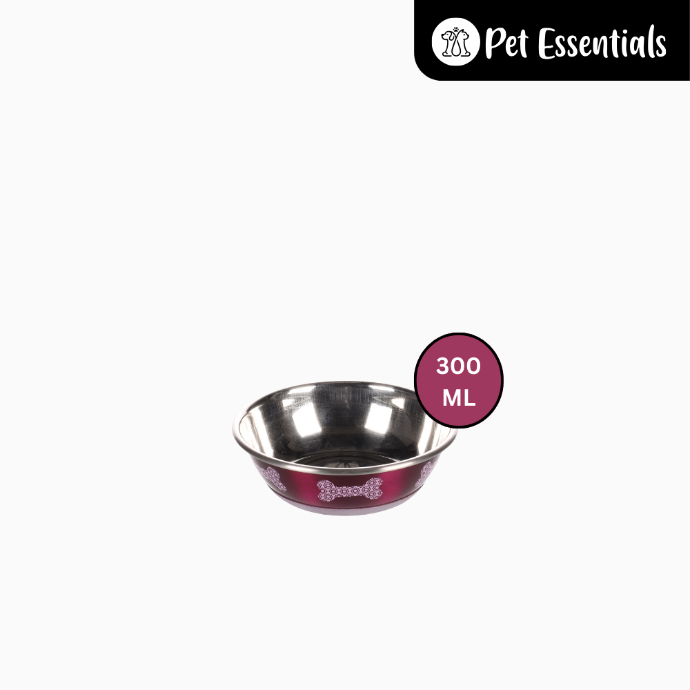 Flamingo Selecta Stainless Steel Printed Bowl Pink Made In Belgium