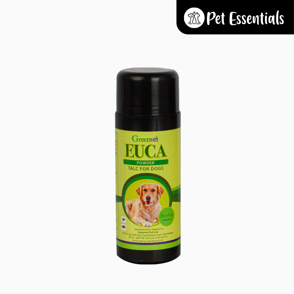 Green Vet EUCA Talc Powder For Ticks & Fleas