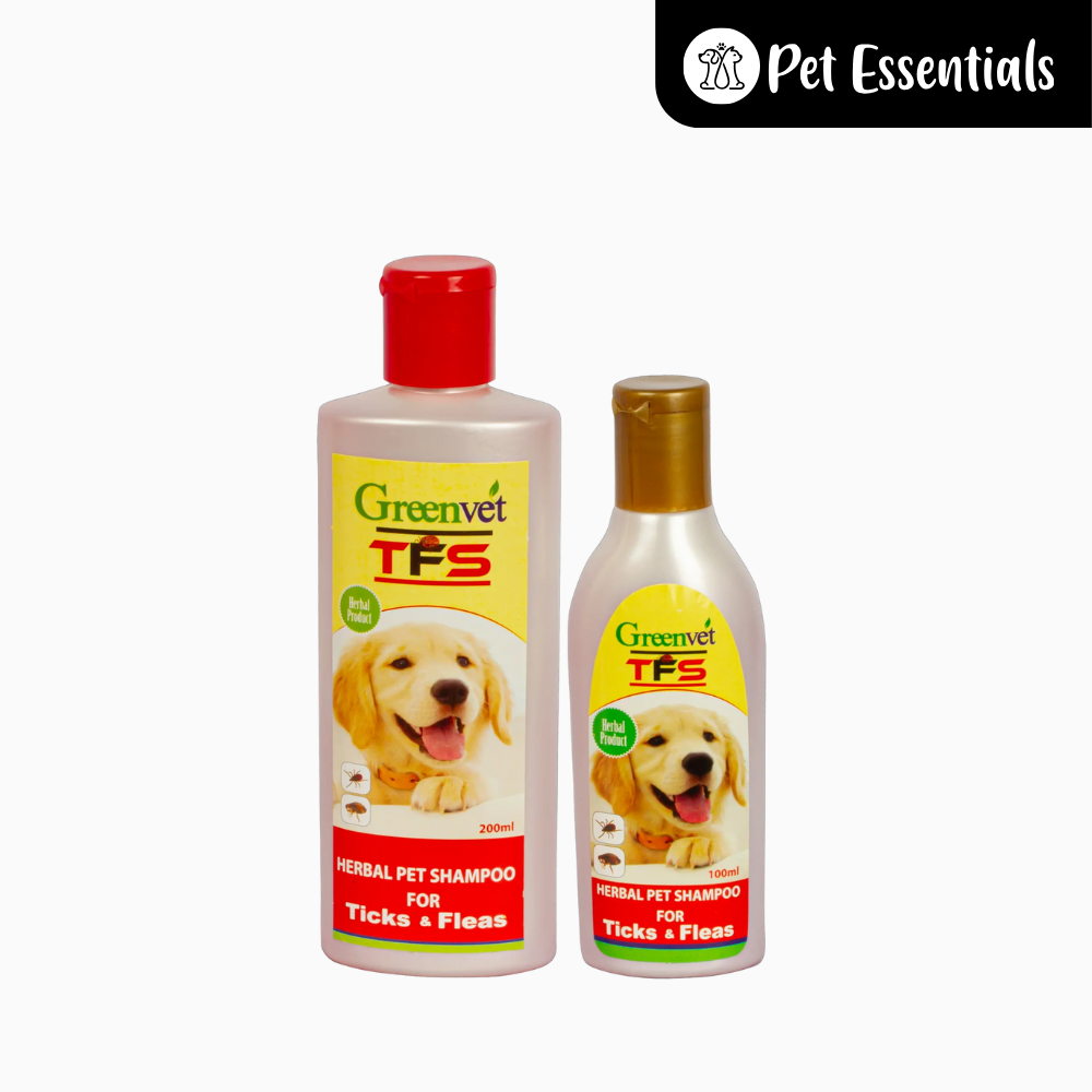 Green Vet Ticks & Fleas Shampoo