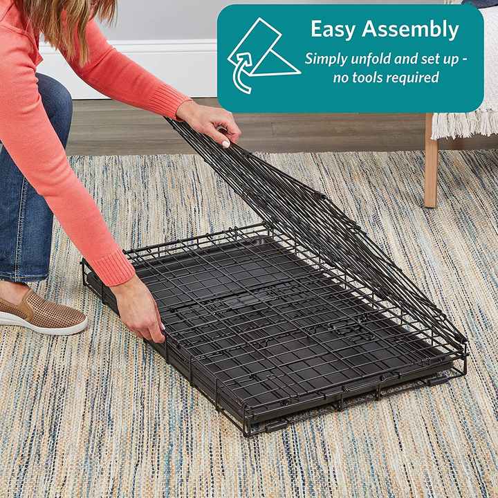 Steel Pet Cage with Plastic Tray (OML01)