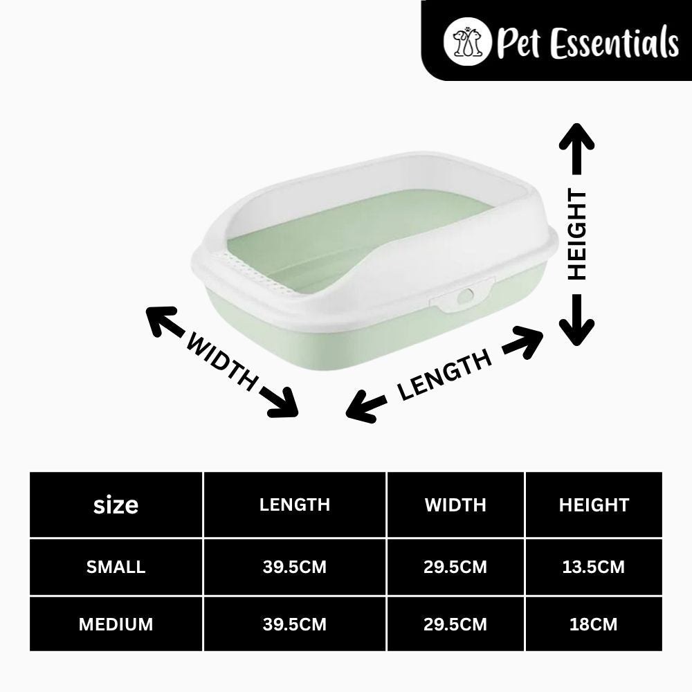 Covered Cat Litter Tray With Scooper ( ZR 28-28 )