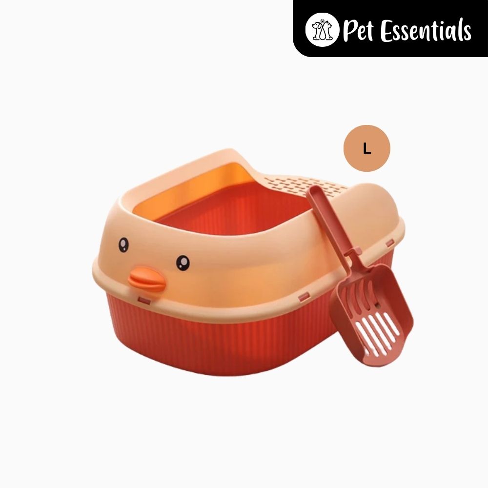 Semi Enclosure Litter Tray With Scooper (0812)