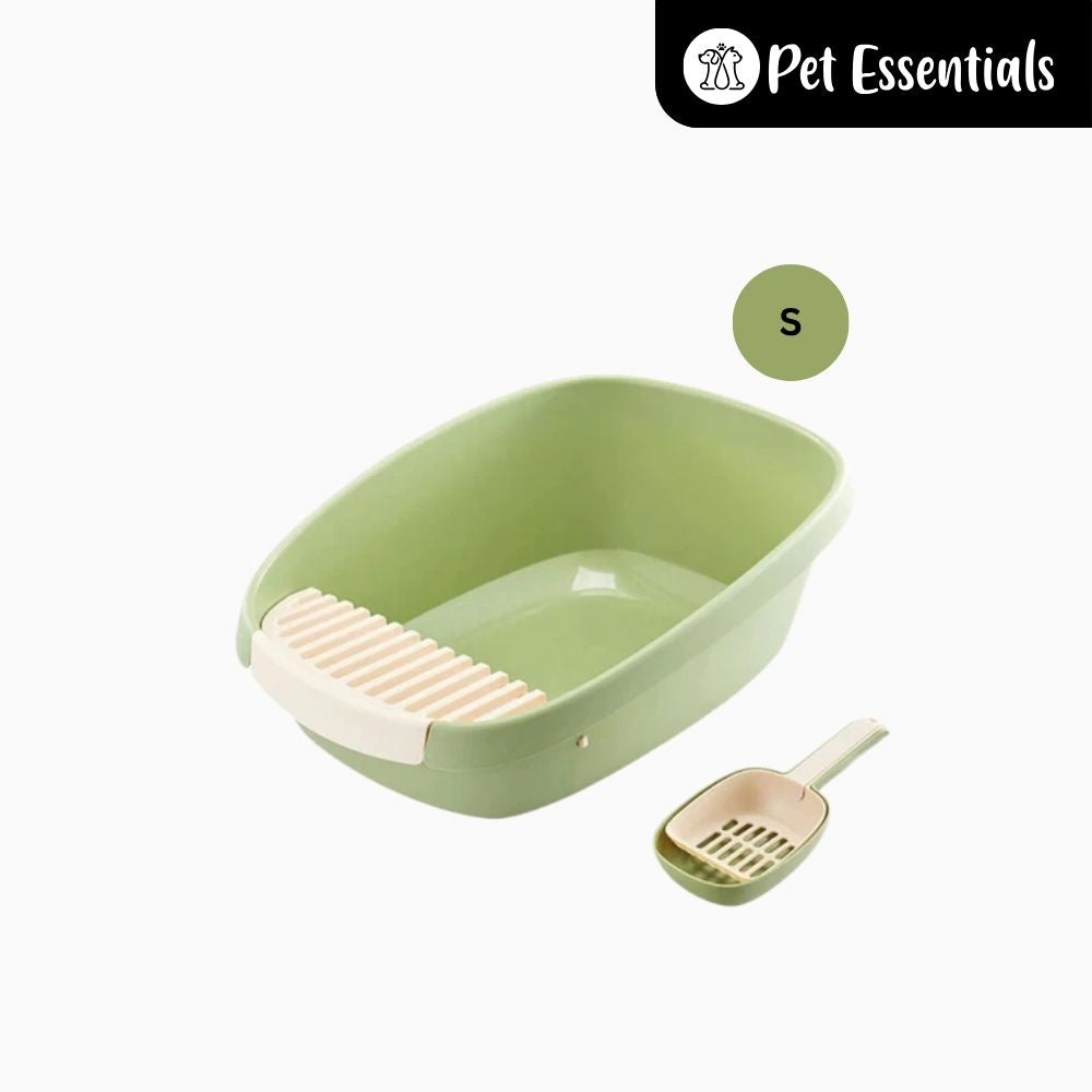 Cat Litter Tray With Scooper ( ZR 378-19 )