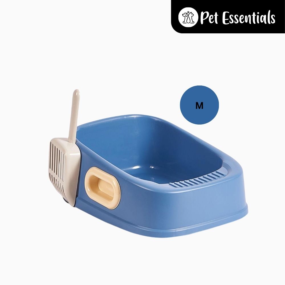Cat Litter Tray & Scooper With Handle (cw333)