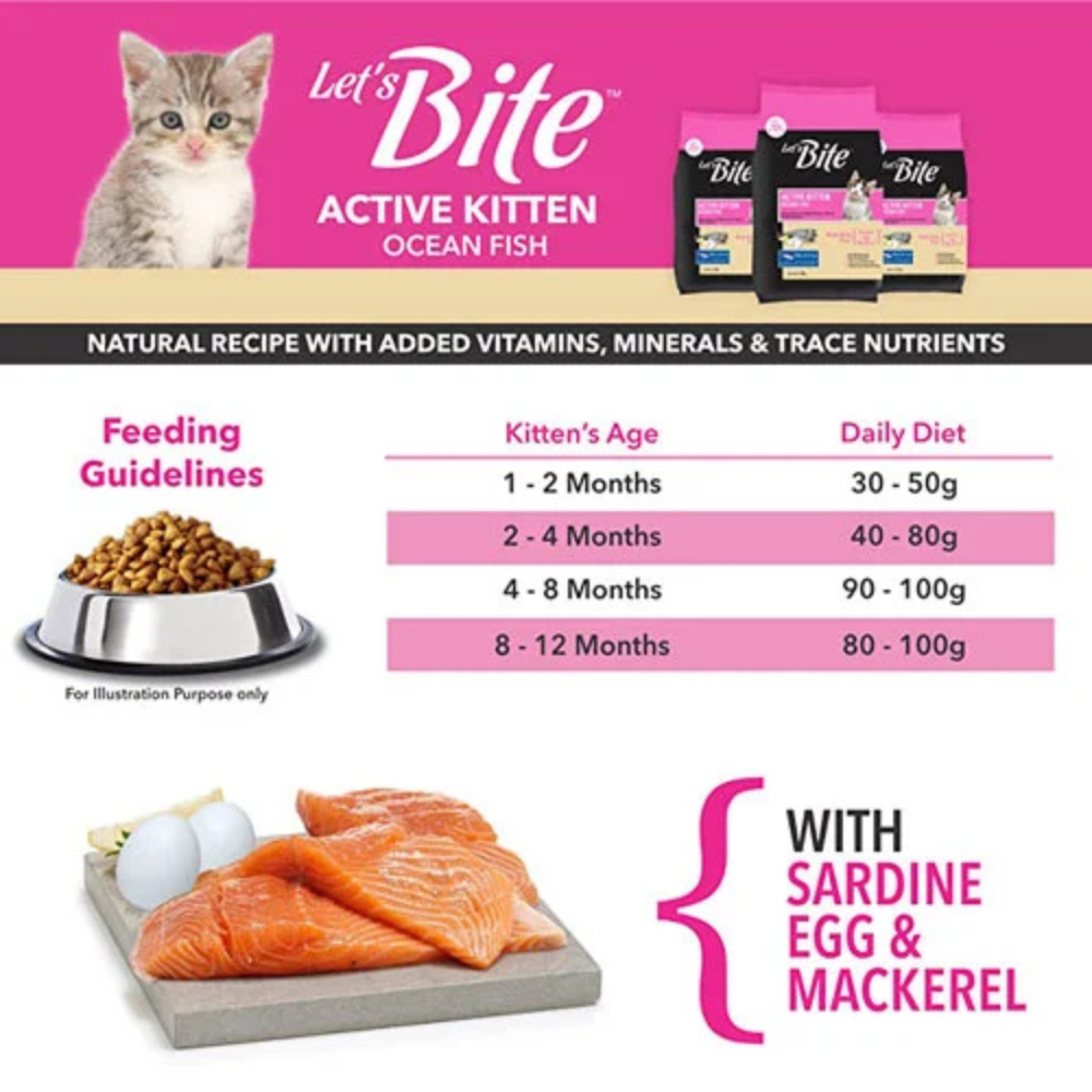 Let's Bite Active Kitten (Buy One Get One Free)