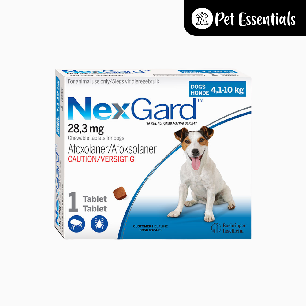 NexGard Chewable One Tablet for Dogs 4Kg-10Kg
