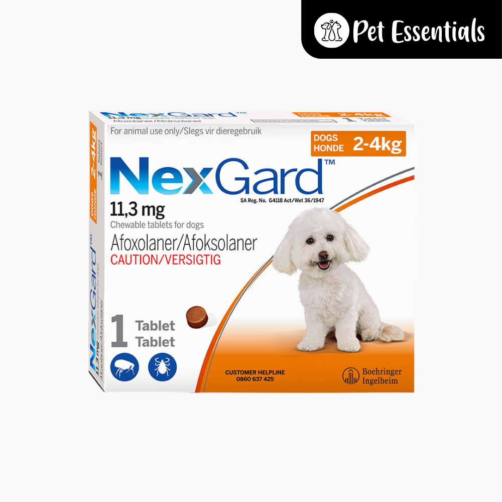 Nexgard Chewable Tablets 2kg-4Kg 11Mg