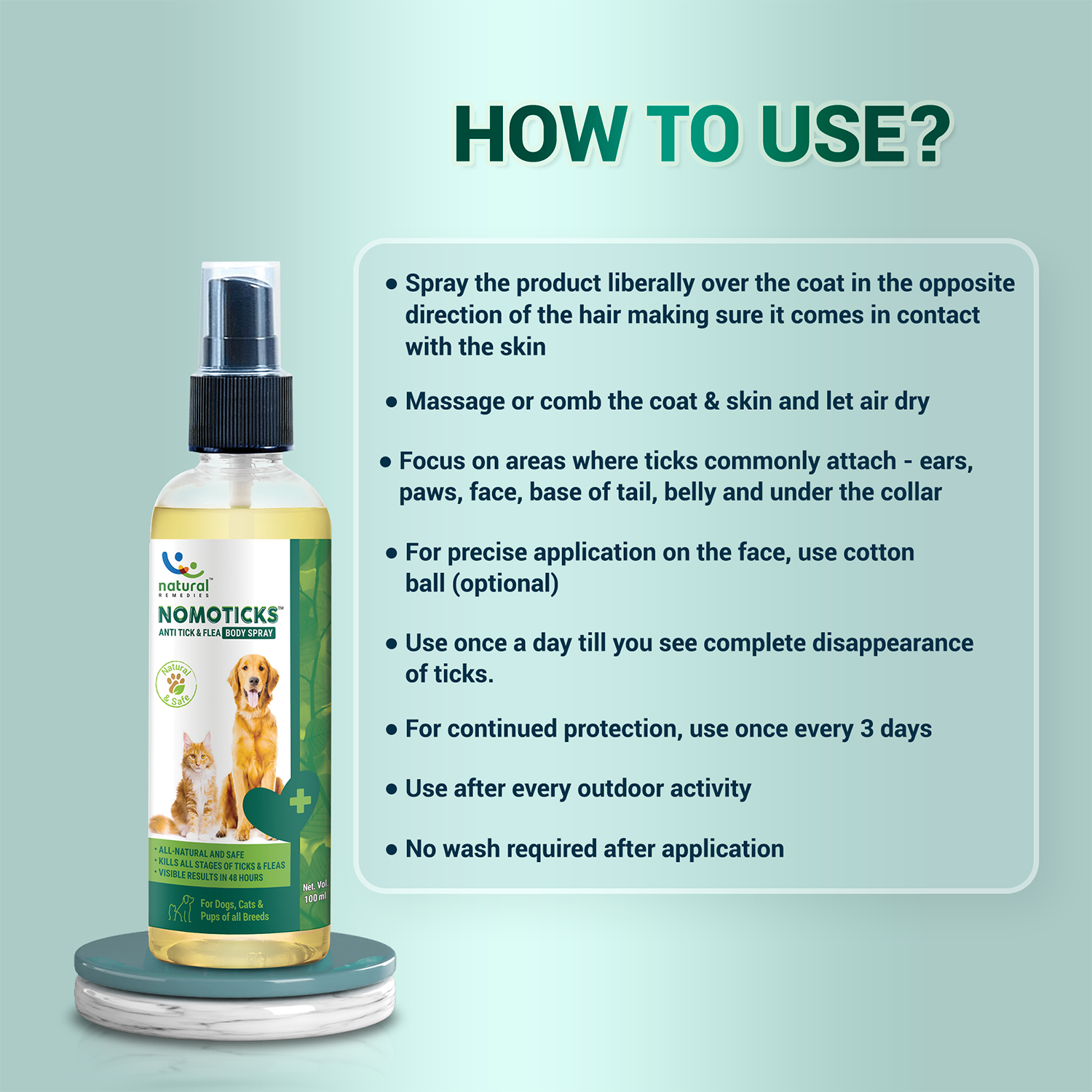 Natural Remedies NomoTicks Body Spray