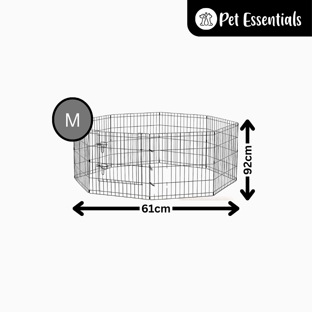 Playpen Black Metal Indoor/Outdoor (WL01)