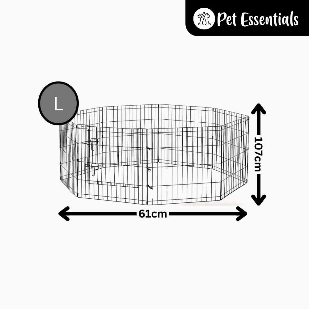 Playpen Black Metal Indoor/Outdoor (WL01)
