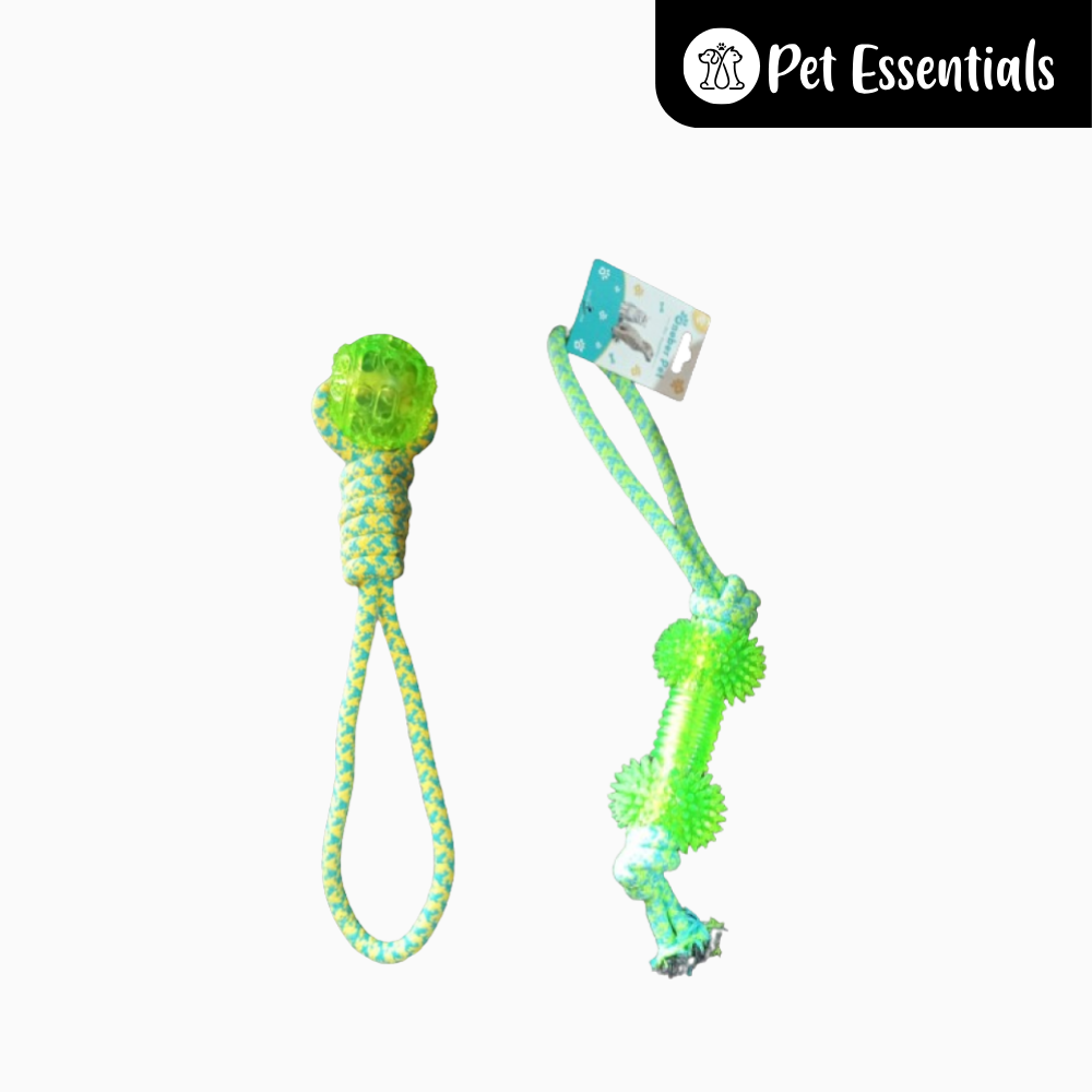 Rope Tug With Bone Toy for Dogs