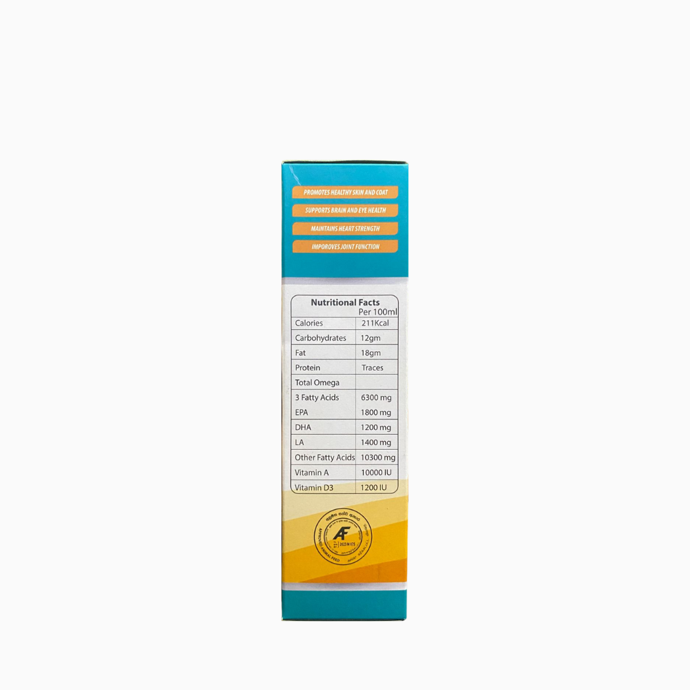 Vetmax Salmon Fish Oil Healthy & Shiny Coat 200ml