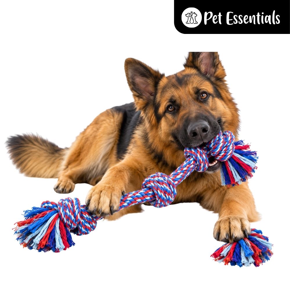 Twisted Knotted Chew Rope Toy