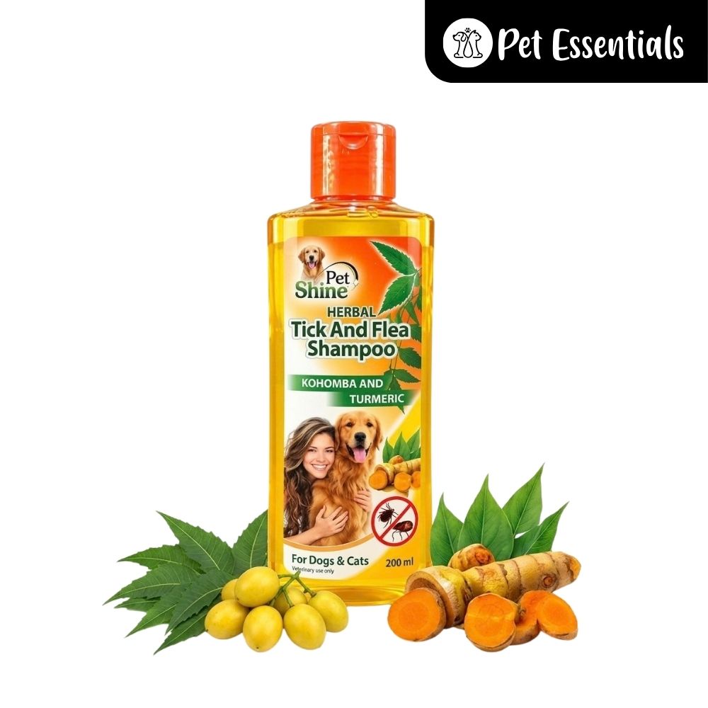 PetShine Herbal Tick And Flea Shampoo 200ml