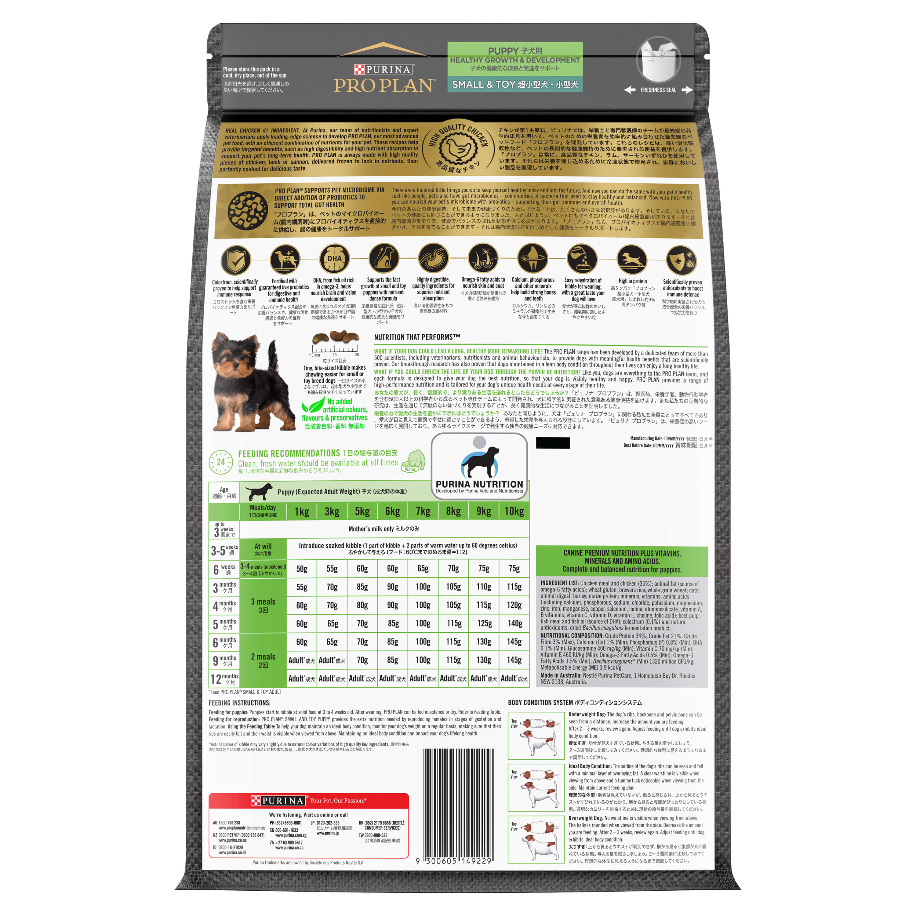 Purina Pro Plan Healthy Growth & Development Puppy Small & Toy Breeds