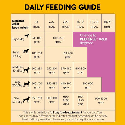 Pedigree Puppy Dry Food ( Chicken & Milk )