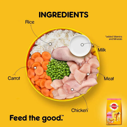 Pedigree Puppy Dry Food ( Chicken & Milk )