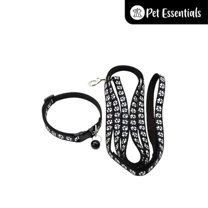 Printed Cat Leash With Collar