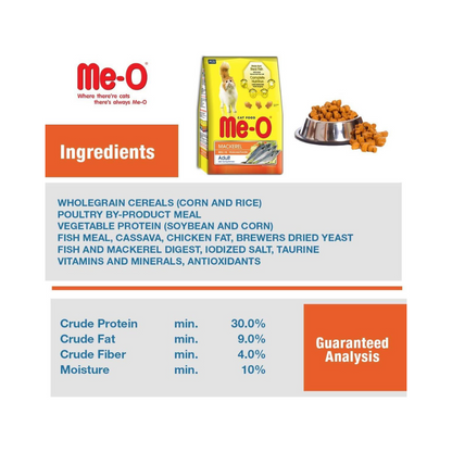 Me-o Mackerel Adult Cat Food Repack