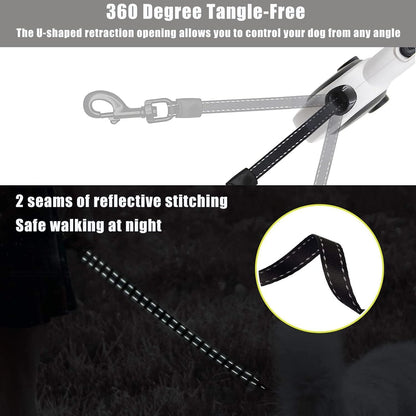 LED Retractable Dog Leash
