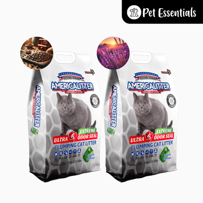 America Cat Litter Extreme Ultra Odor Seal 8KG 10L