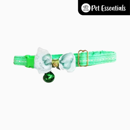 Cat Collar With Bell And Bow