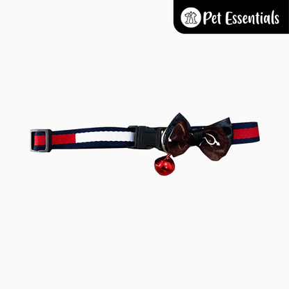 Cat Collar With Bell And Bow