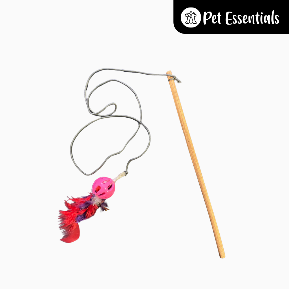 Cat Wooden Stick Toy