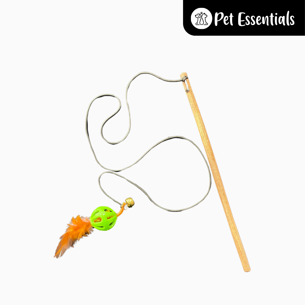 Cat Wooden Stick Toy