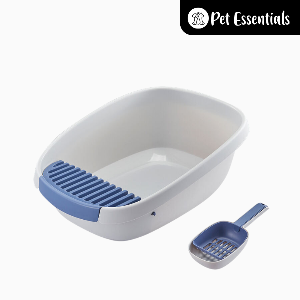 Cat Litter Tray With Scooper (378-19L)