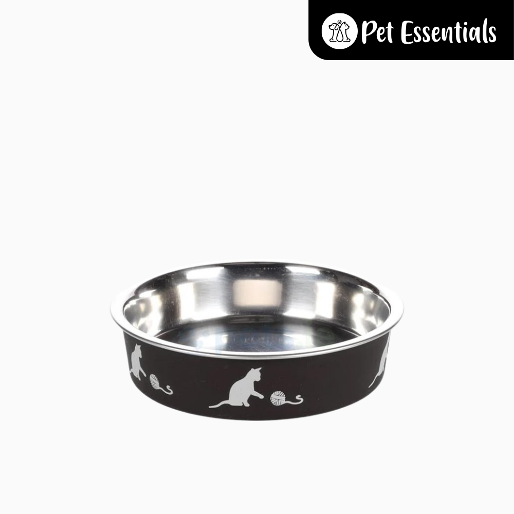 Flamingo Kena Cat Stainless Steel Printed Bowl Made In Belgium 160ML