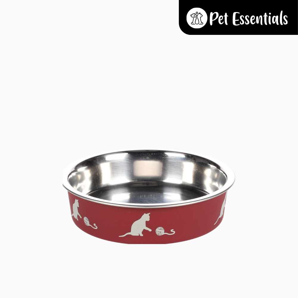 Flamingo Kena Cat Stainless Steel Printed Bowl Made In Belgium 160ML