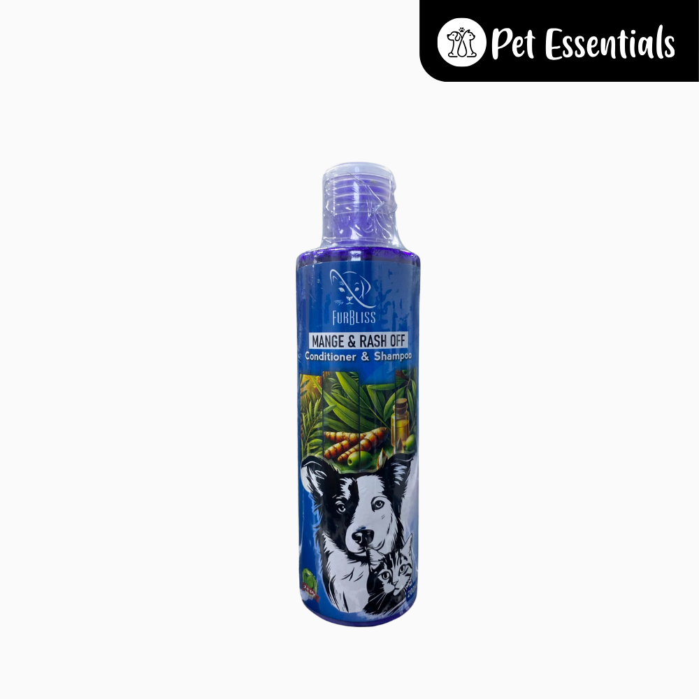 Furbliss Mange & Rash Off Conditioner WIth Shampoo For Cats & Dogs