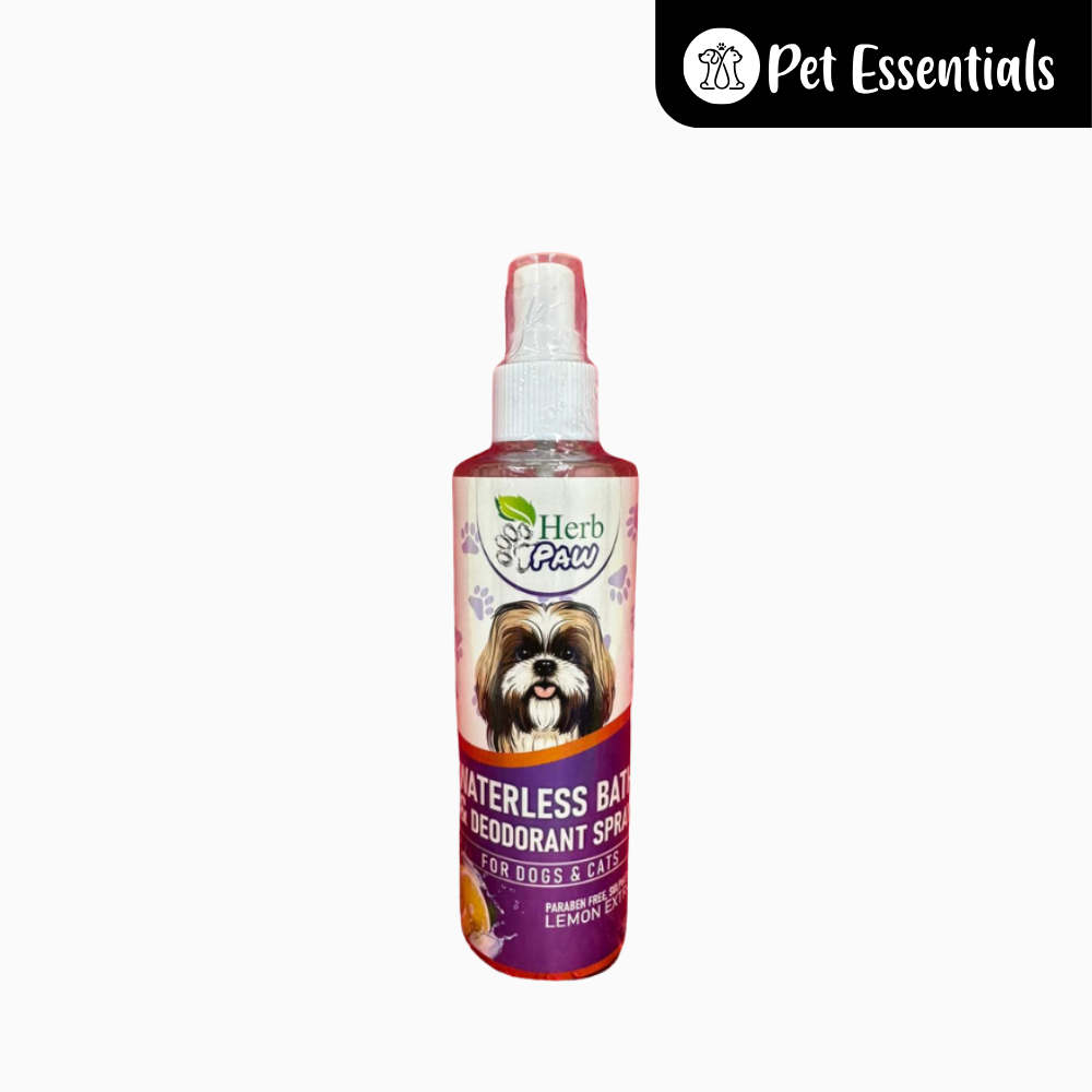 Herb Paw Waterless Bath & Deodorant Spray Lemon Extract For Dogs & Cats