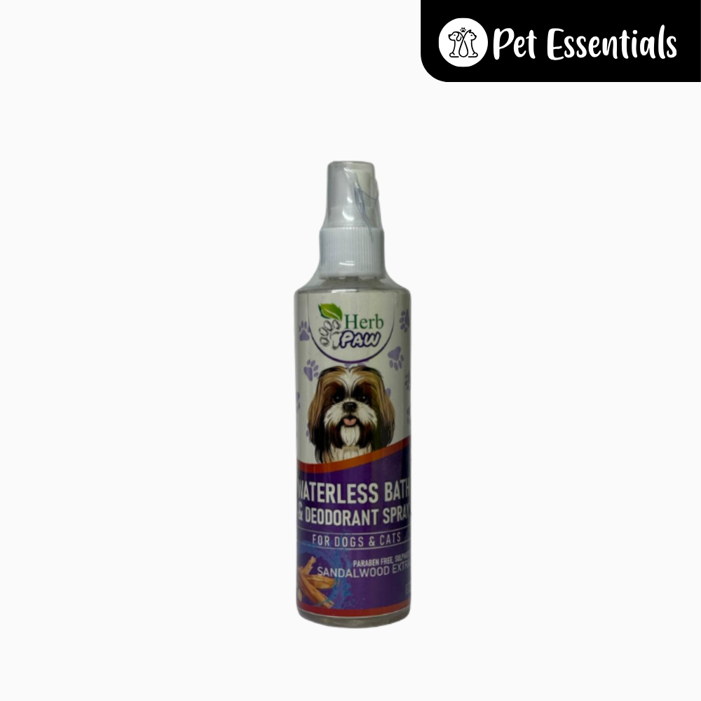 Herb Paw Waterless Bath & Deodorant Spray Sandalwood Extract  For Dogs & Cats