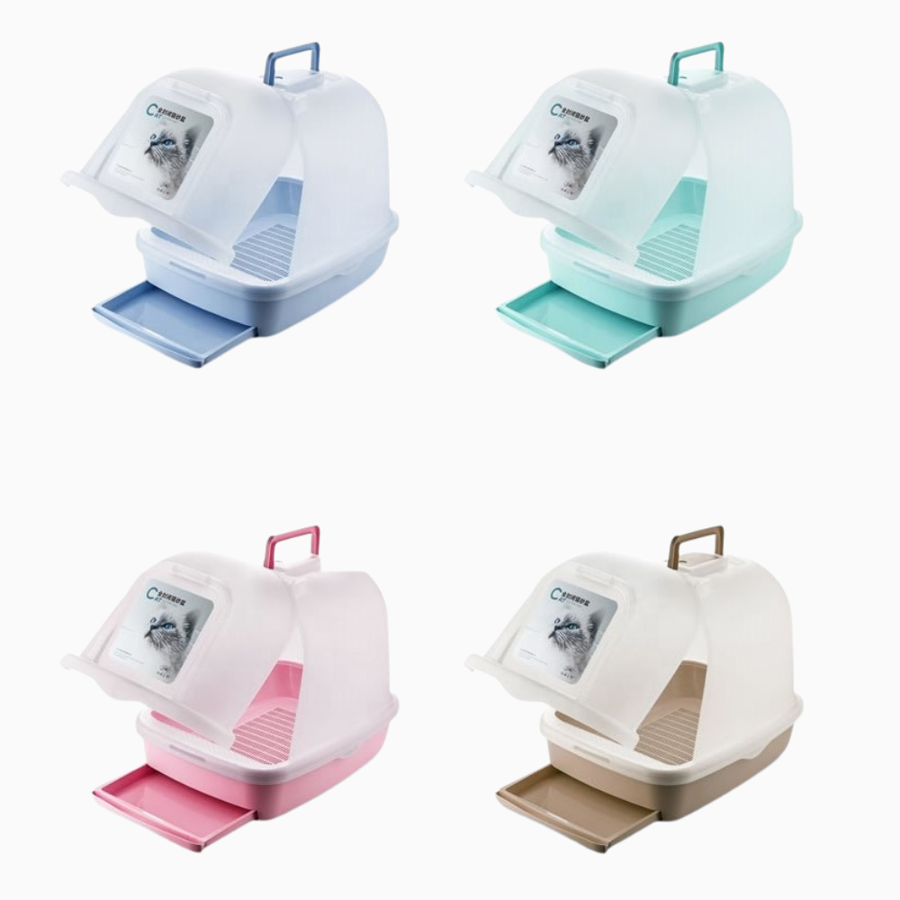 Jumbo Hooded Cat Litter Tray (28-11)