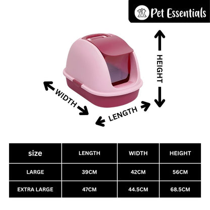 Jumbo Hooded Cat Litter Box ( MSP-007 )