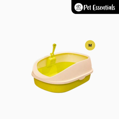 Cat Litter Tray & Scooper With Rim ( ZR 28-17 )