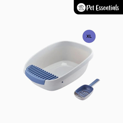 Cat Litter Tray With Scooper ( ZR 378-19 )