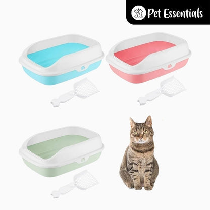 Covered Cat Litter Tray With Scooper ( ZR 28-28 )