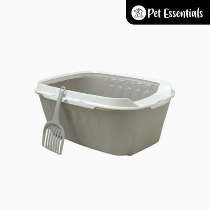Cat Litter Tray With Scooper ( ZR 198-3 )